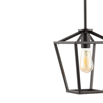 Grace Industrial Farmhouse LED Pendant - JONATHAN Y